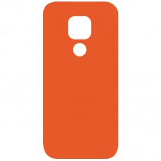 Capa para Motorola Moto G9 Play - Silicone Case Laranja